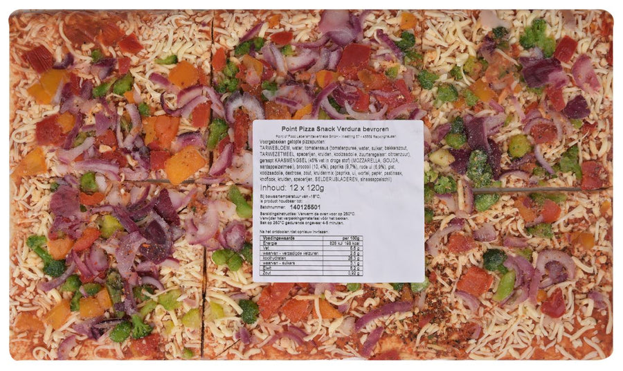 POINT OF FOOD Pizza Verdura 12 pieces 1.44 kg