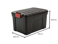Thumbnail for IRIS Storage box SIA 60 l black/red