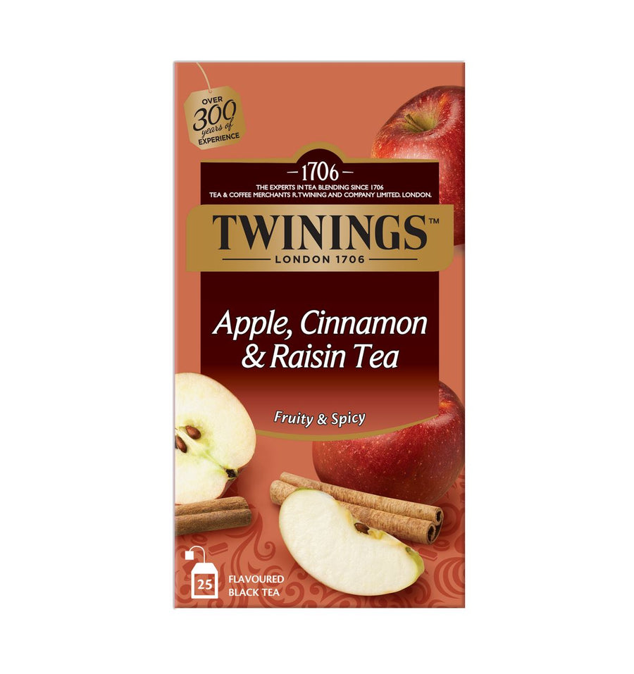 Twinings Black Tea Apple Cinnamon Raisin 25 bags 50 g