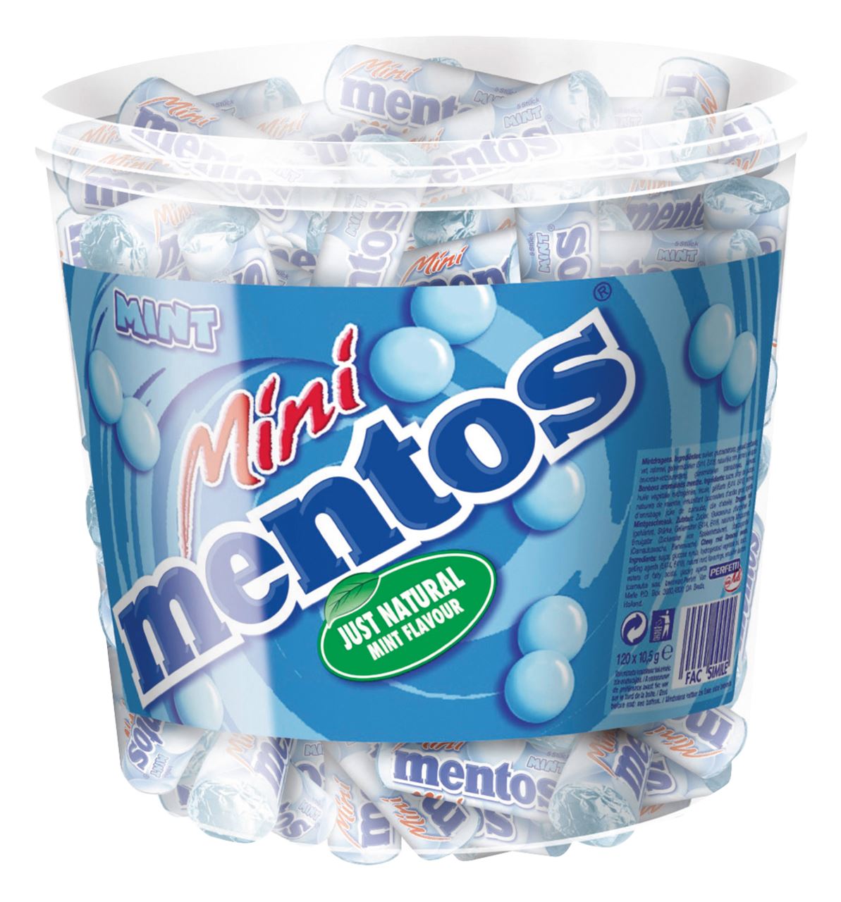 Mentos Mini Mints Silo 120 pieces 1.26 kg