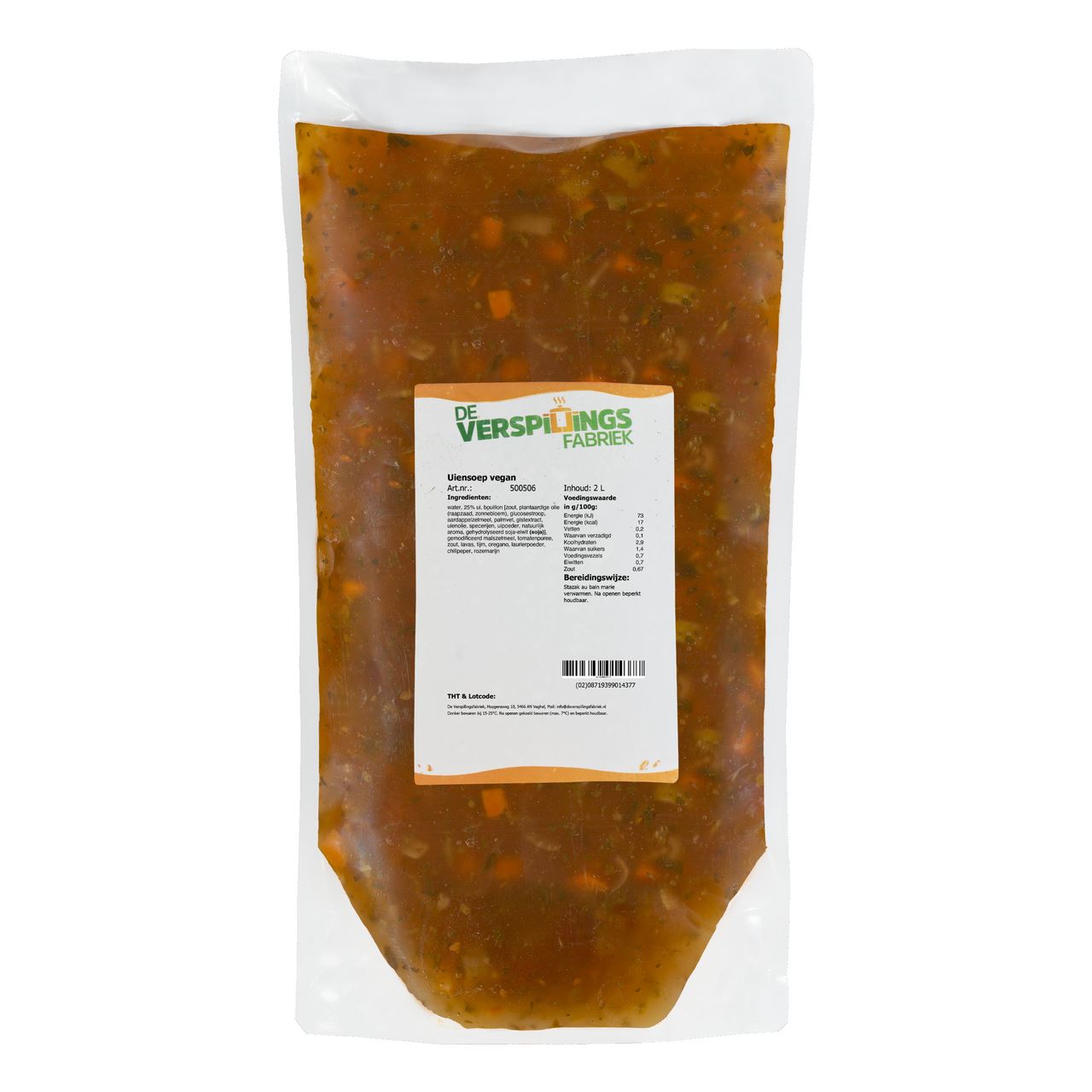 THE WASTE FACTORY Onion soup 2 l