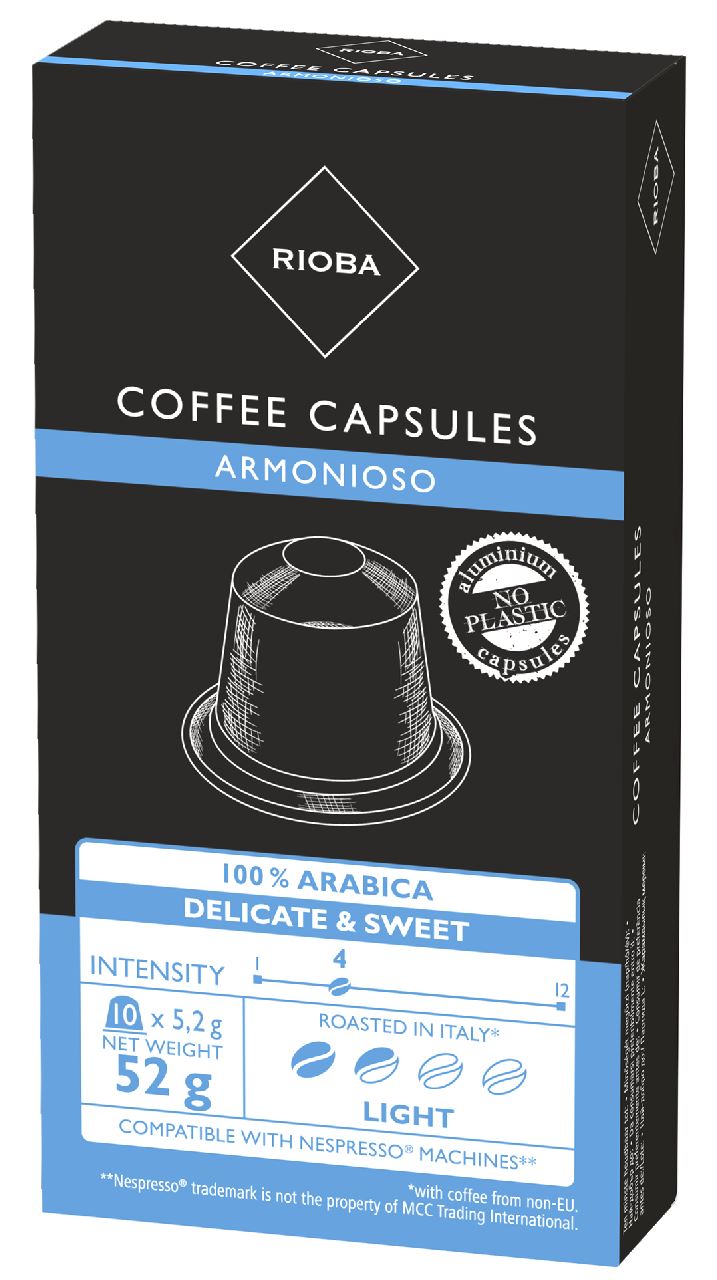 RIOBA Nespresso Armonioso 10 pieces