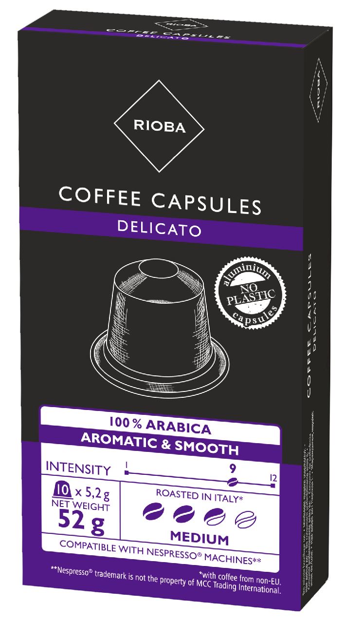 RIOBA Nespresso Delicato 10 pieces