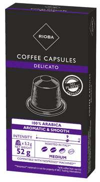 Thumbnail for RIOBA Nespresso Delicato 10 pieces