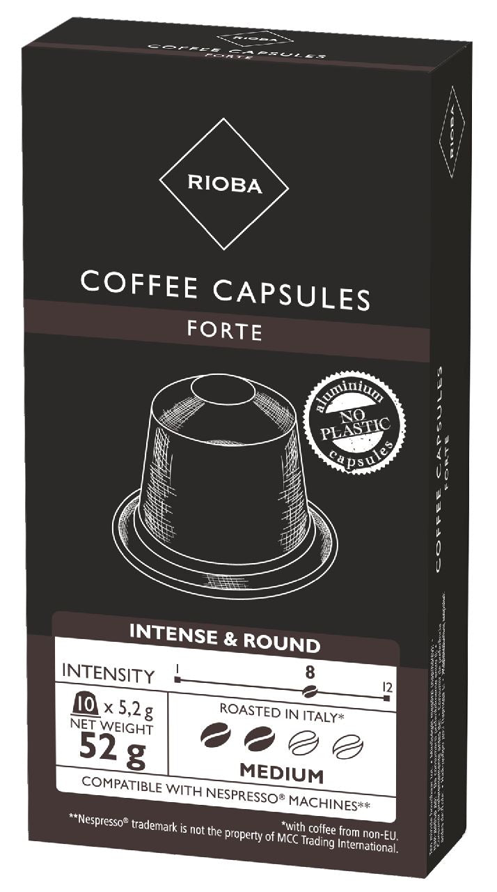 RIOBA Nespresso Forte 10 pieces