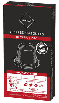 Thumbnail for RIOBA Nespresso Decaffeinato 10 pieces