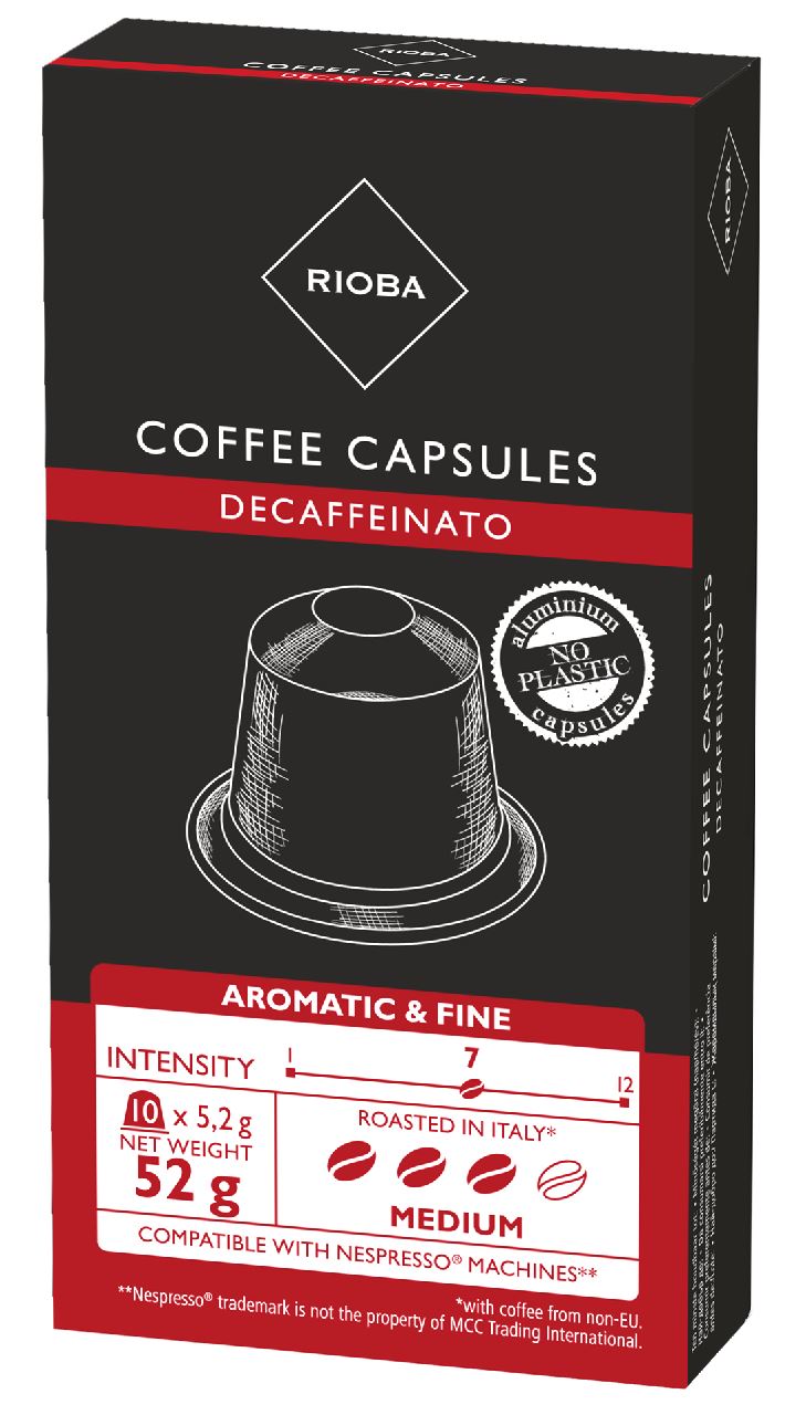 RIOBA Nespresso Decaffeinato 10 pieces