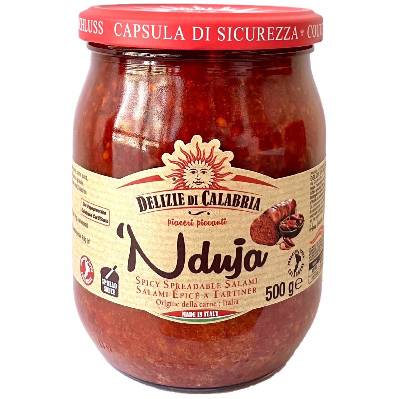 DELIZIE DI CALABRIA Nduja 500 g