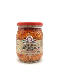 Thumbnail for DELIZIE DI CALABRIA Garlic/Oil/Peperoncini 500 g