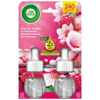 Thumbnail for Air Wick Electric Air Freshener Cherry Blossom & Raspberry Refill duo 2x19ml