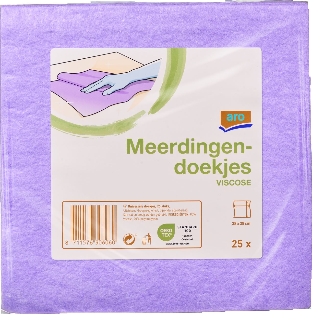 aro Household wipes pink 25 pieces