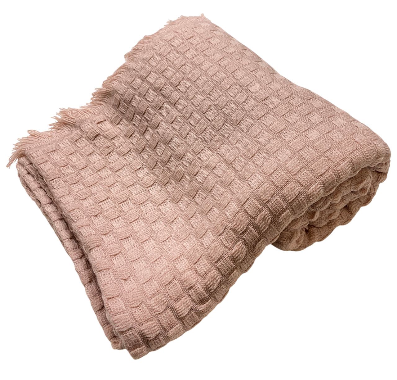 TARRINGTON HOUSE Basket Woven Plaid 130 x 170 cm