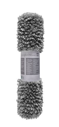 Thumbnail for TARRINGTON HOUSE Chenille Bath Mat Glossy 55 x 75 cm gray