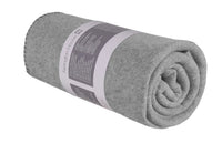 Thumbnail for TARRINGTON HOUSE Melange Effect Fleece Blanket 130 x 170 cm light gray