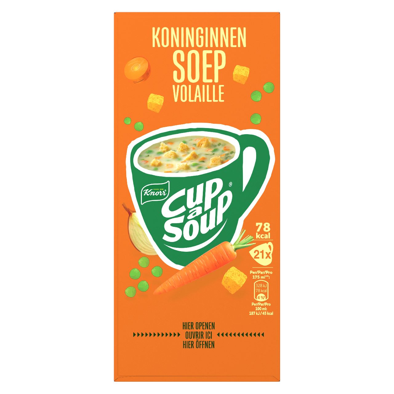 Knorr Cup-a-Soup Queens 378 g (21x18g)