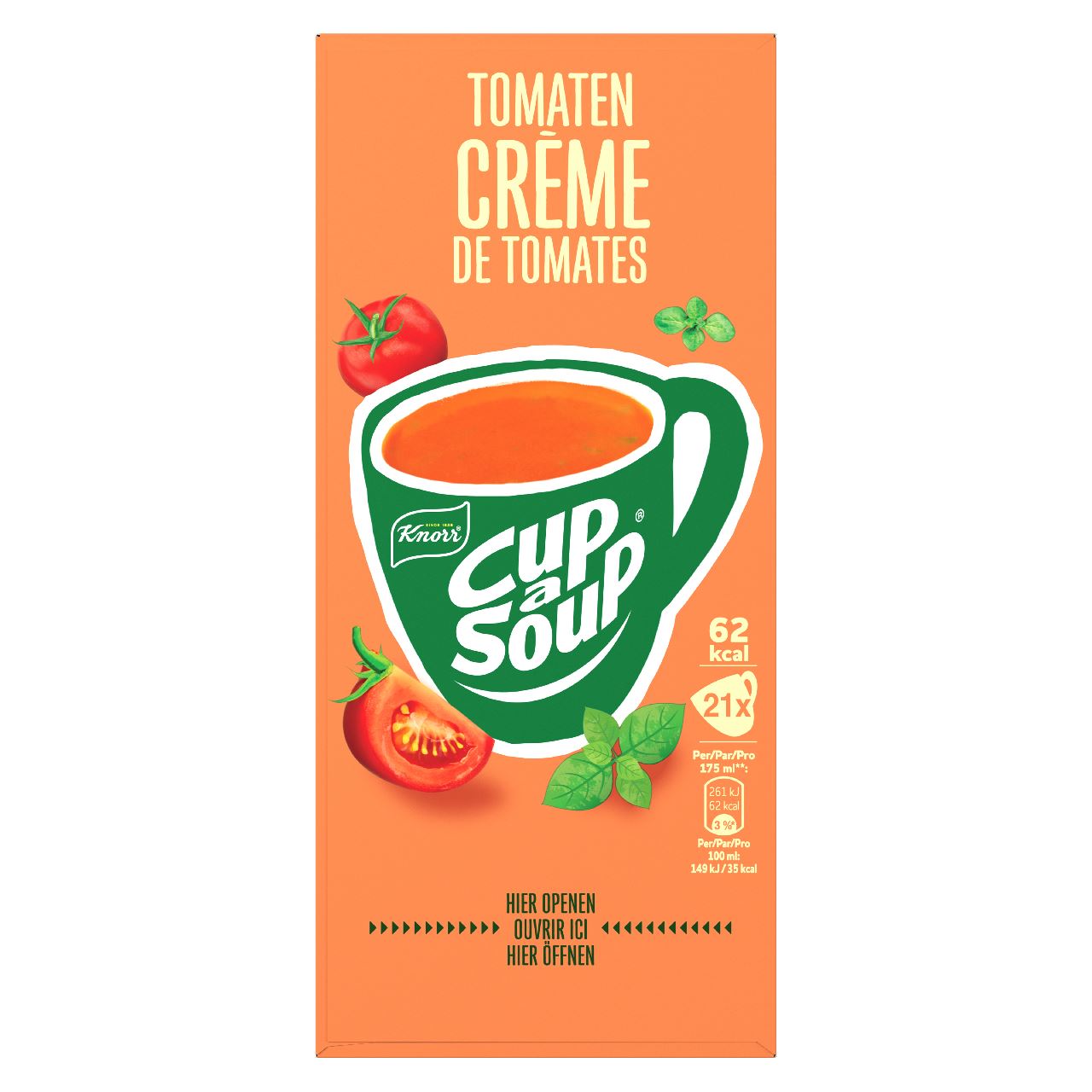 Knorr Cup-a-Soup Tomato Cream 378 g (21x18g)