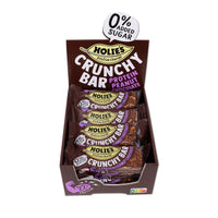 Thumbnail for HOLIE'S Crunchy Bar Protein Peanut Chocolate 12 x 40 g