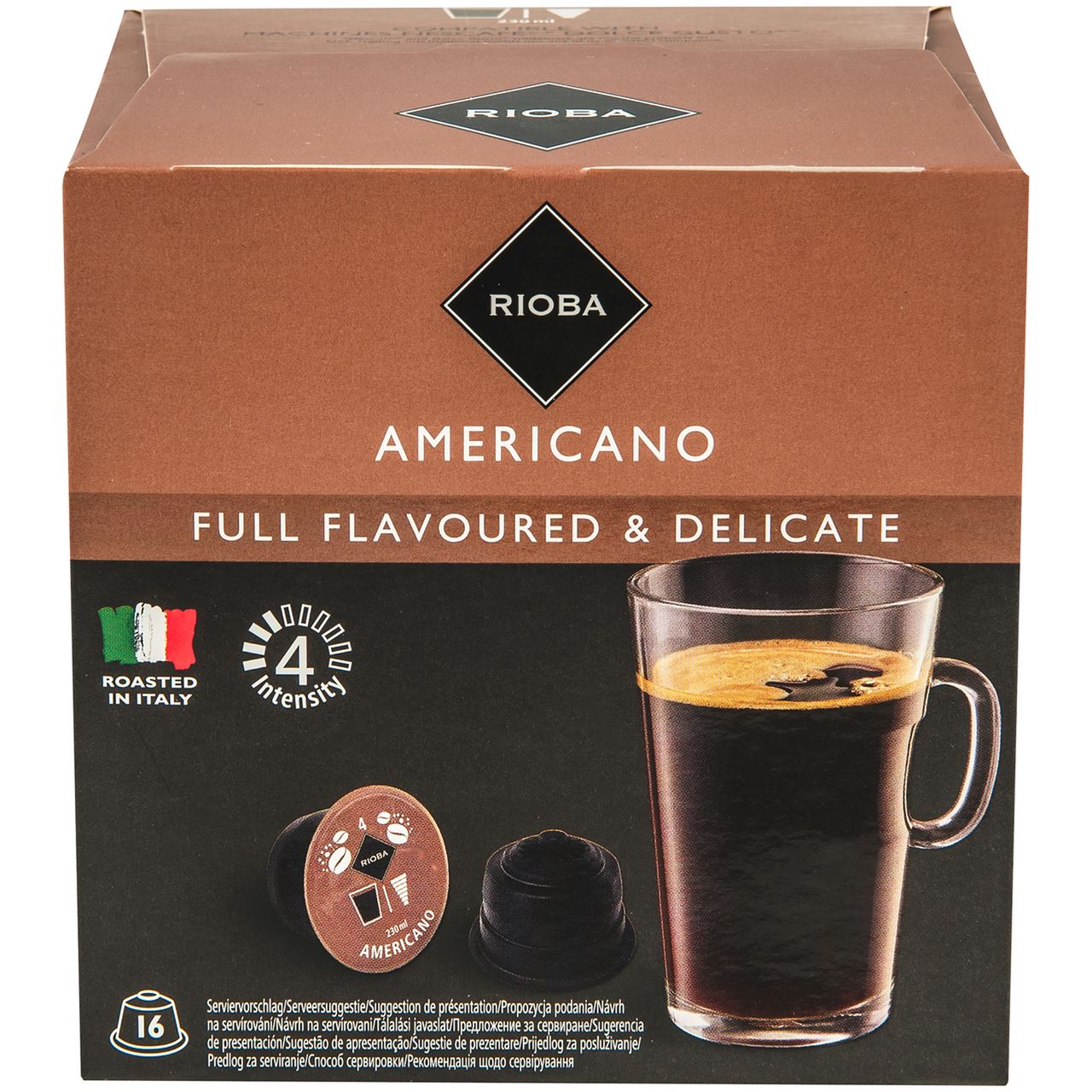 RIOBA Dolce Gusto Americano 16 capsules 200 g