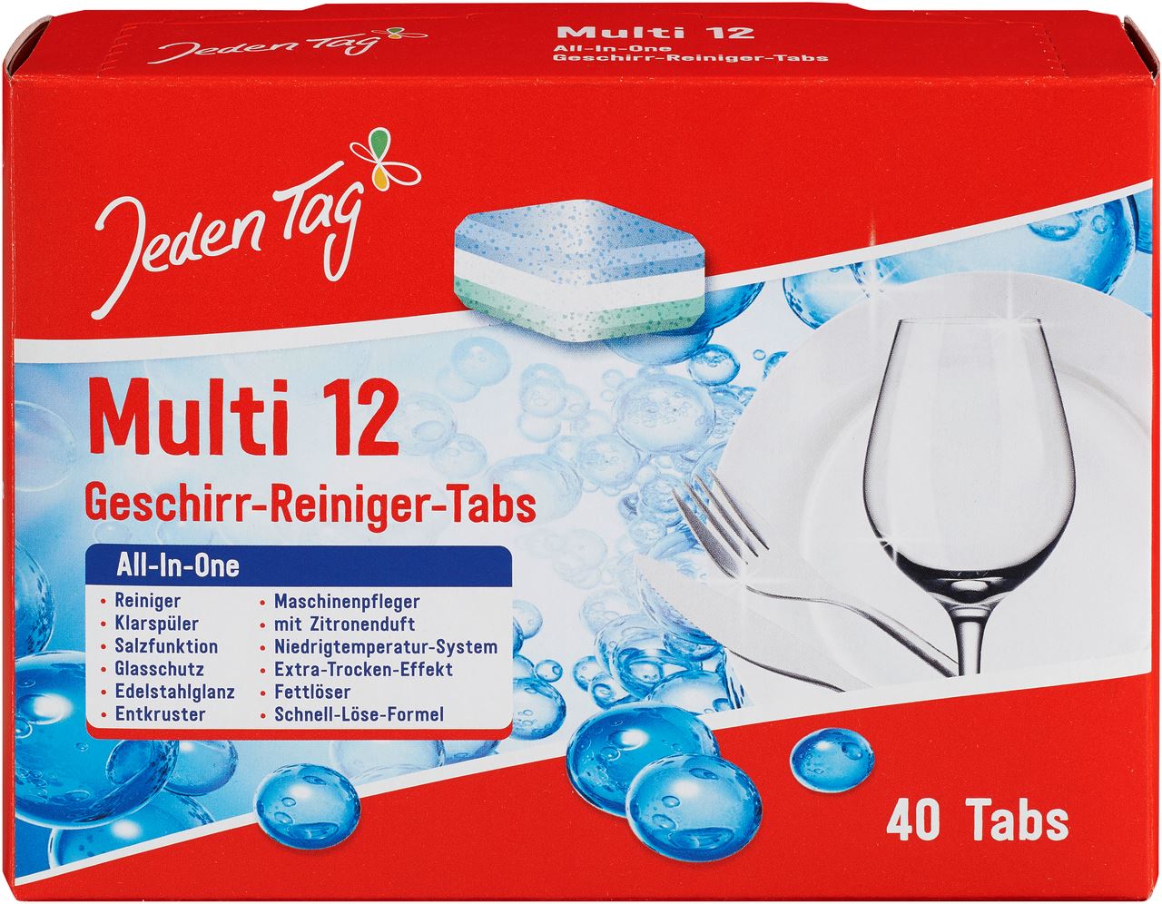 Jeden Tag Tabs All-in-1 40 pieces