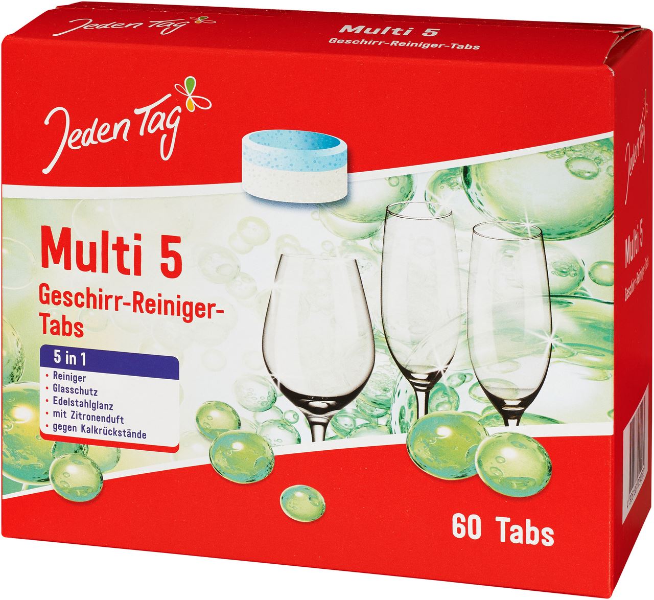 Jeden Tag Tabs Classic 5-in-1 60 pieces