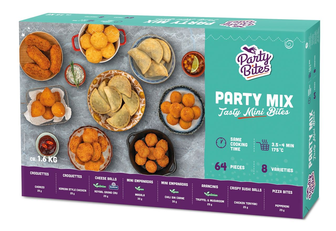 PARTY BITES Tapas mix Fry 64 x 25 g