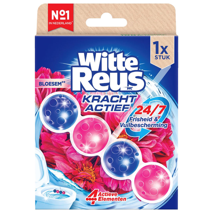 White Giant Toilet Block Power Active Blossom 50 g