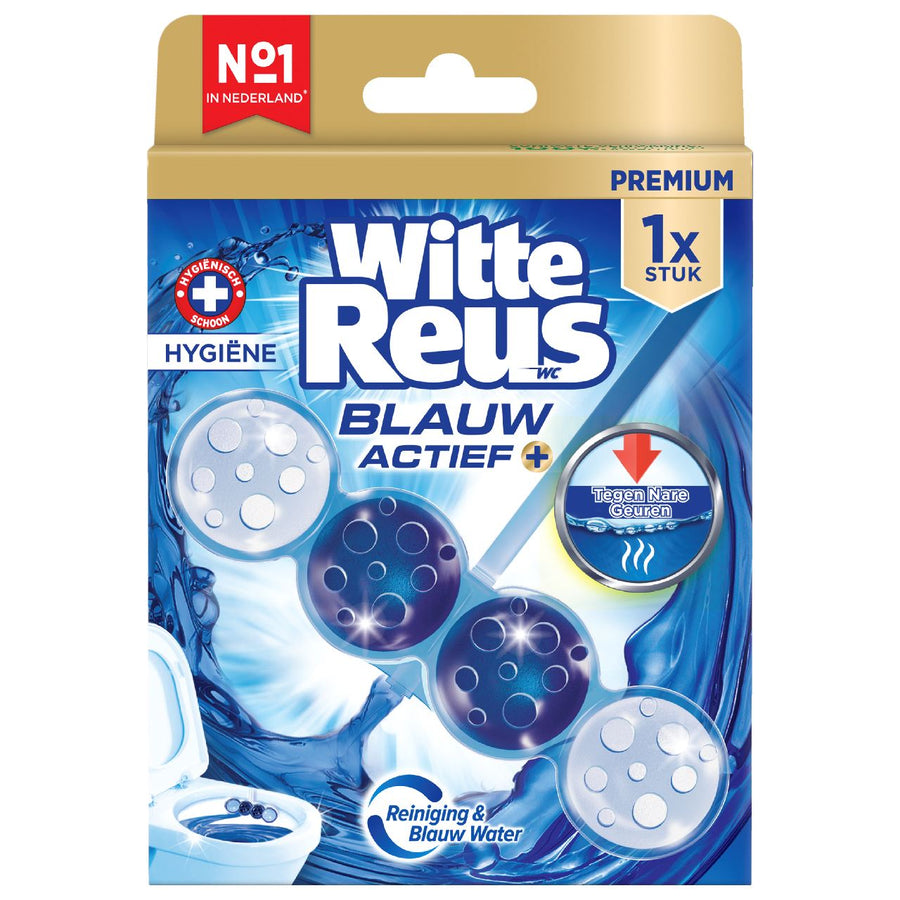 Witte Reus Toilet Block Blue Active Hygiene 50 g