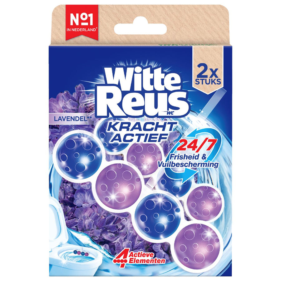 Witte Reus Toilet Block Power Active Lavender 100 g