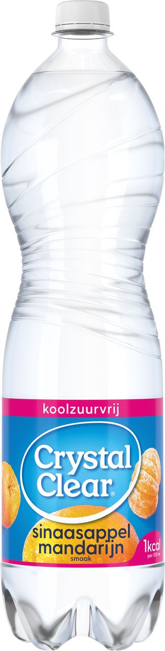 Crystal Clear Carbon Free Orange Mandarin PET 6 x 1.5 l
