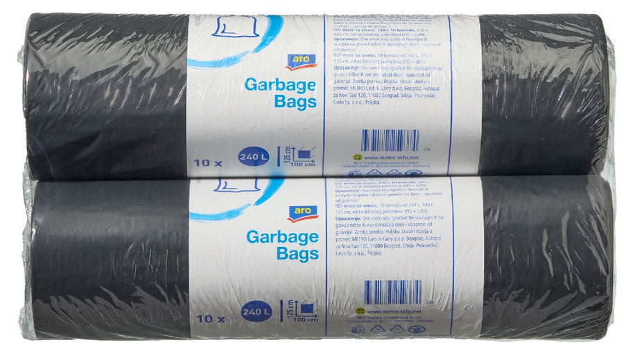 aro Garbage bags 2 x 10 x 240 l