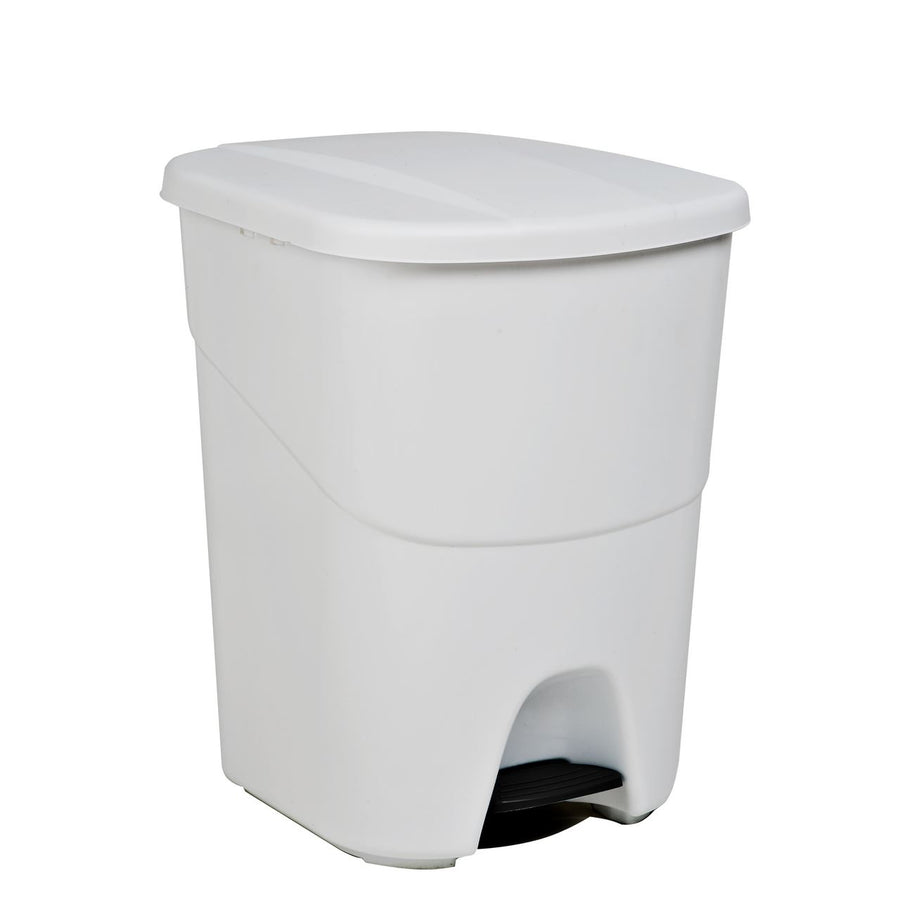 aro Pedal Bin White 40 l