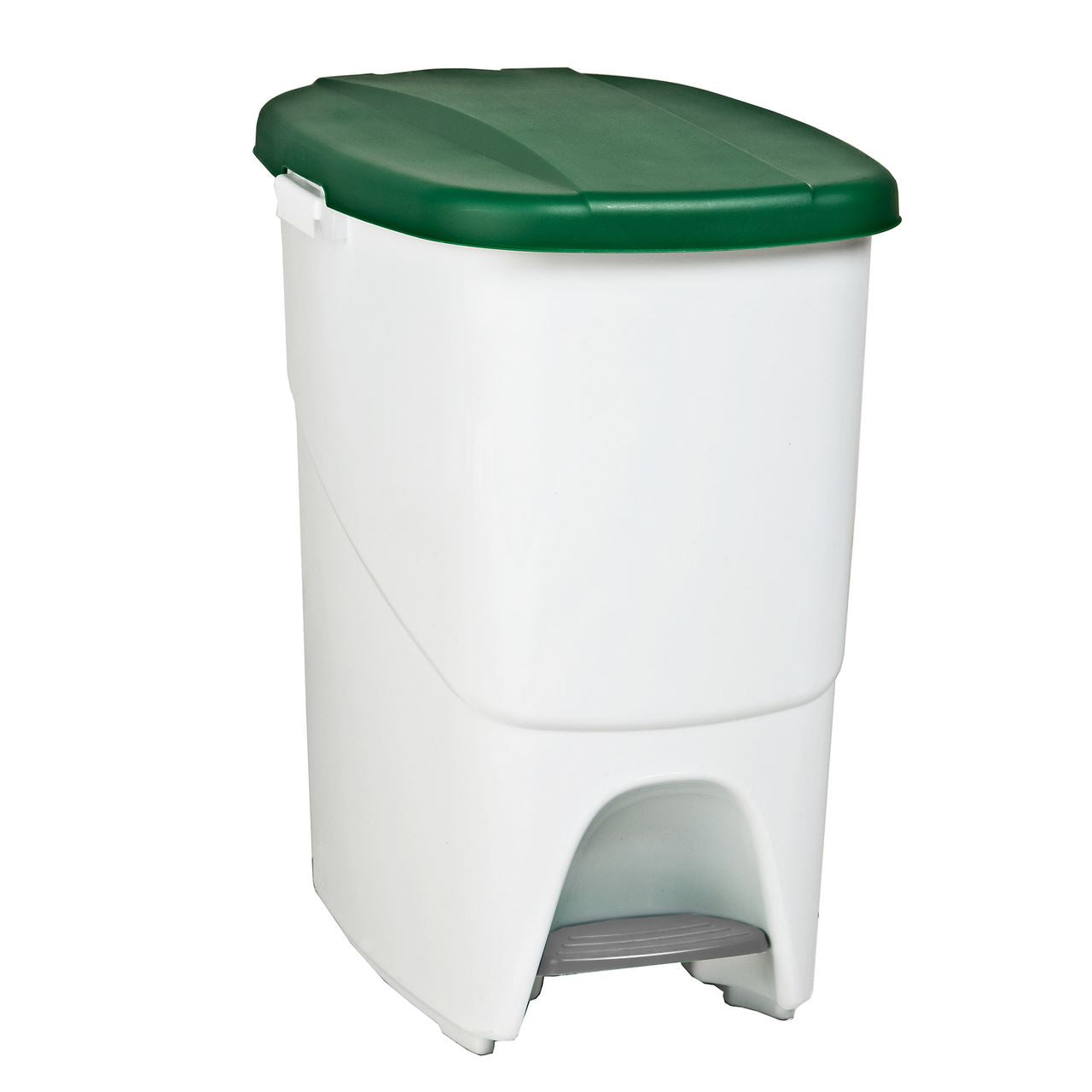 aro Pedal bin 25 l White/Green