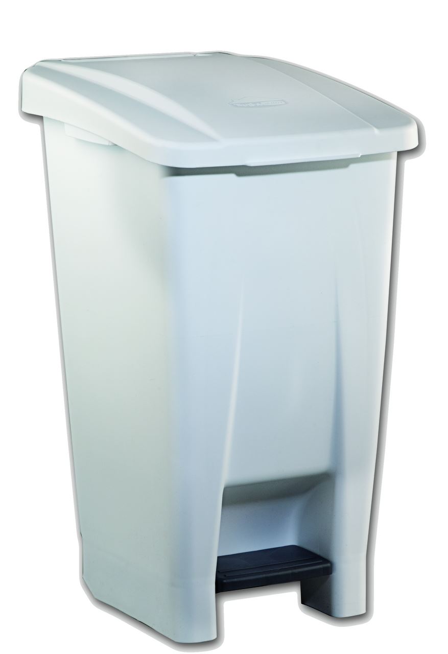 METRO PROFESSIONAL Pedal bin 120 l White