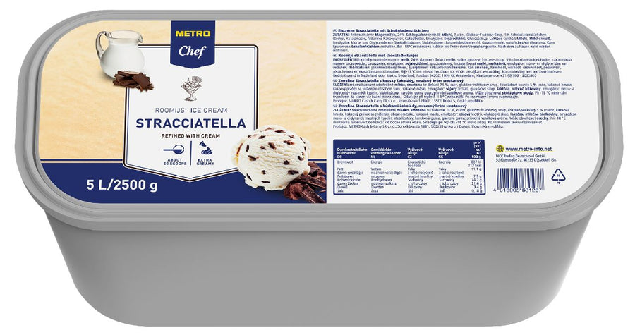Ice cream Stracciatella 5 l
