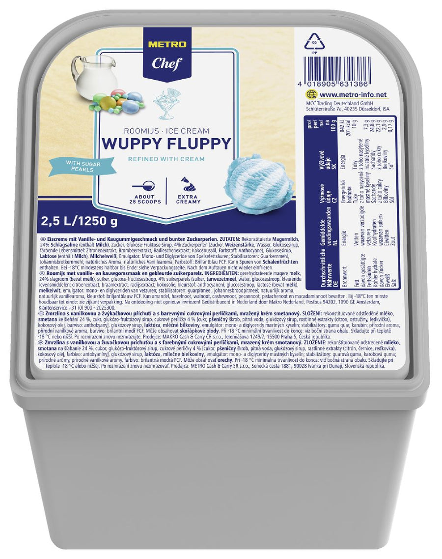 Ice cream Wuppy Flup 2.5 l