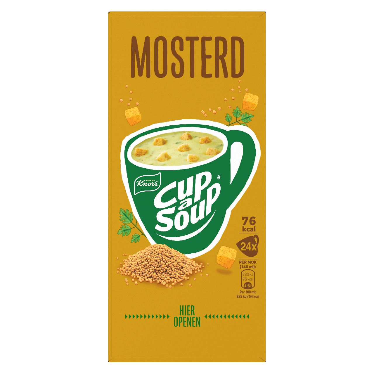 Knorr Cup-a-Soup Mustard 24 x 140 ml 384 g