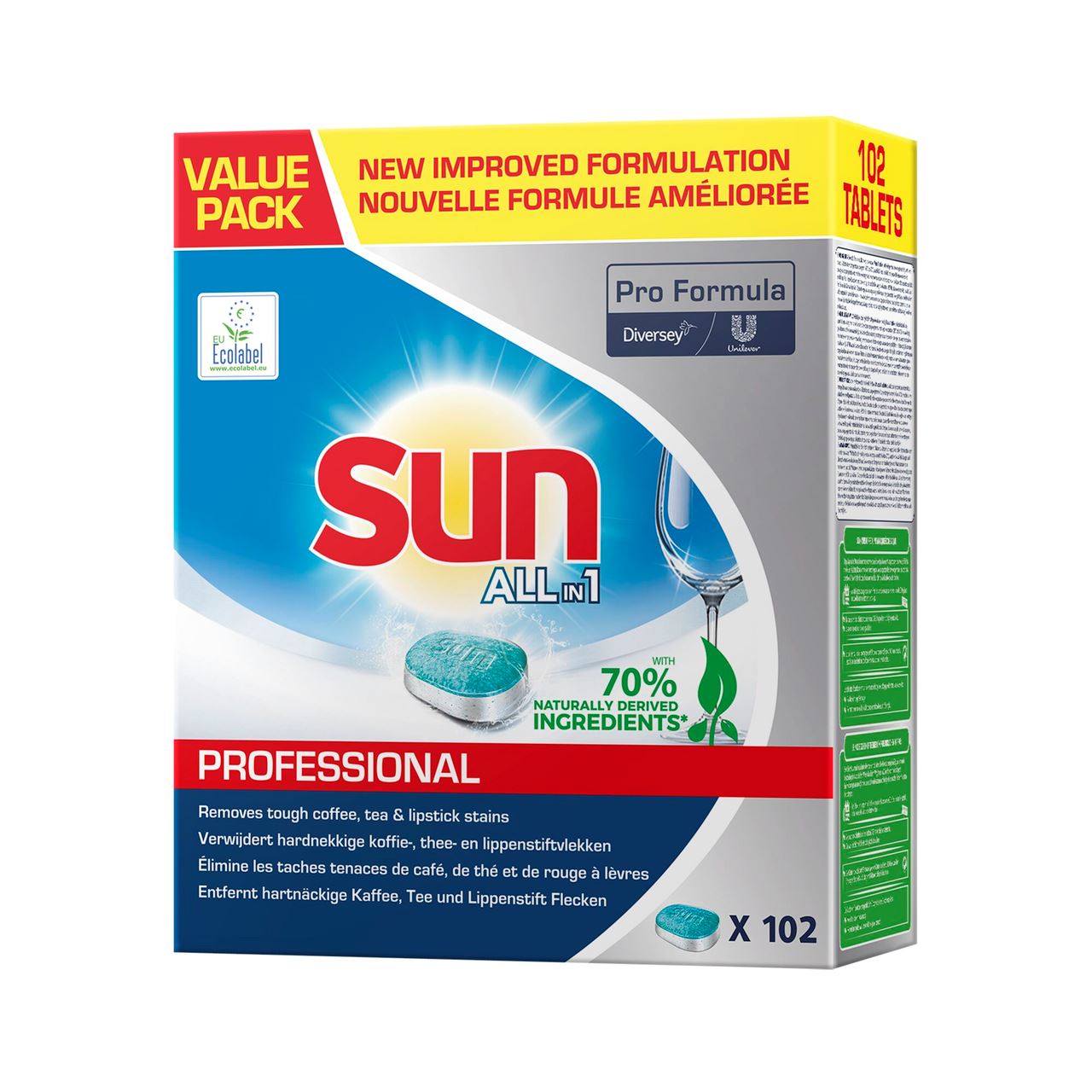 Sun Prof Allin1 Dishwasher tablets 102 pieces