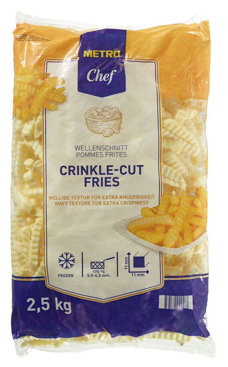 Crinkle Frites 2.5 kg