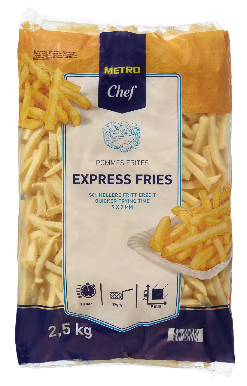 Express Frites 9x9 mm 2.5 kg