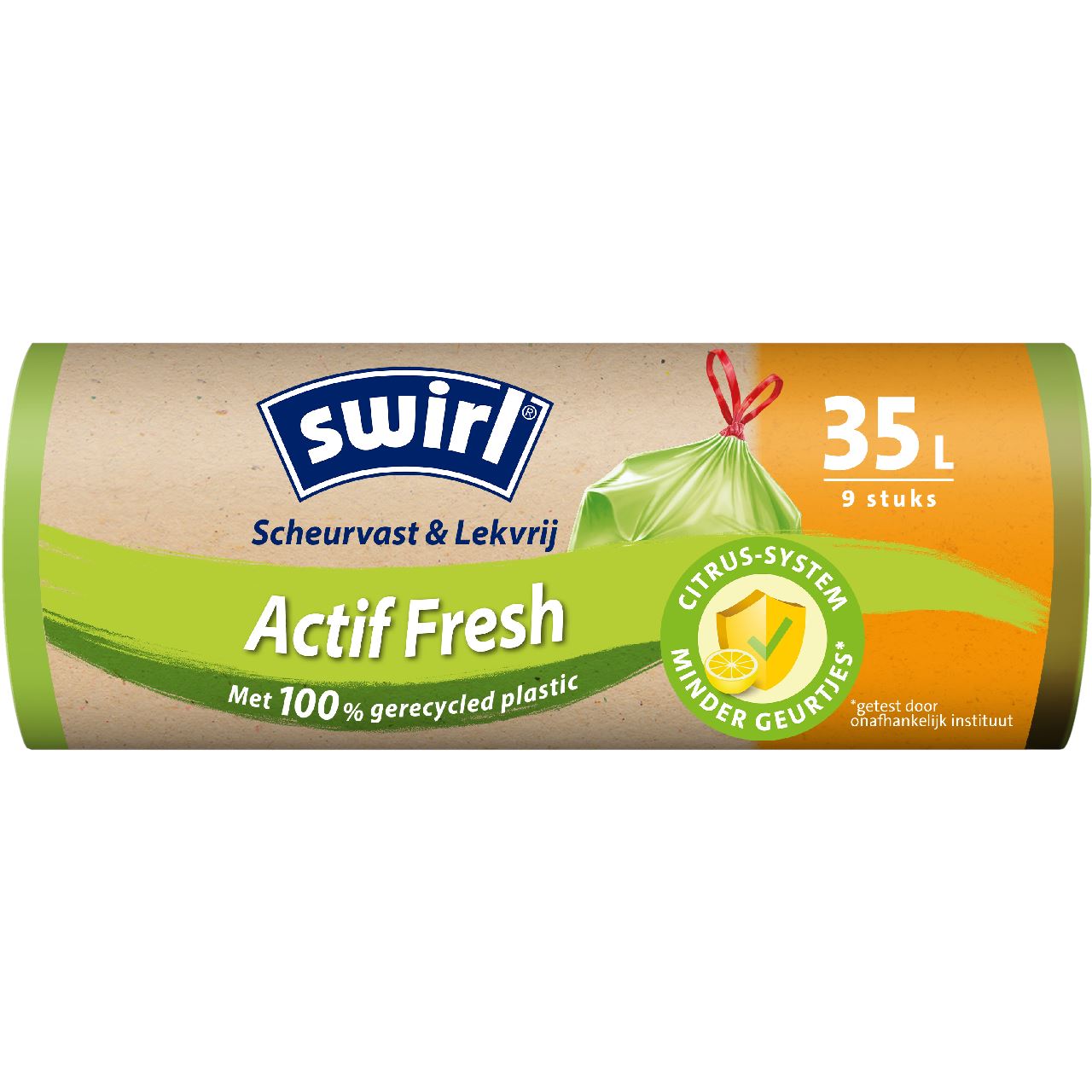 Swirl Actifresh Drawstring bags Citrus 9 x 35 l