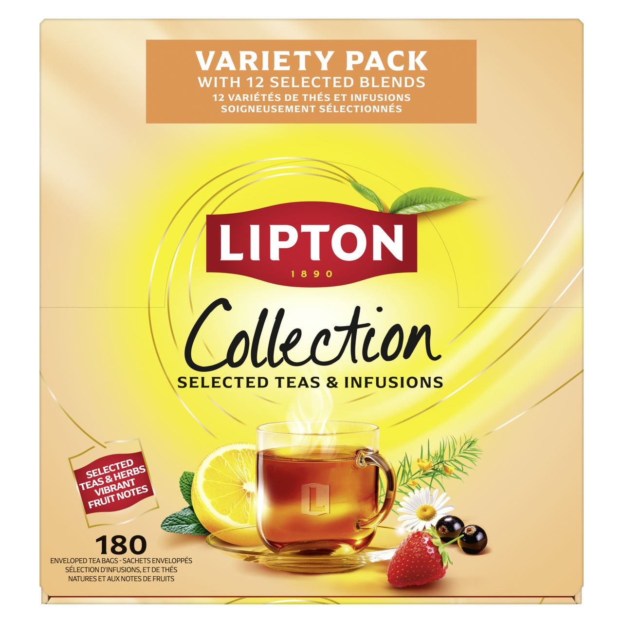 Lipton Feel Good Selection Assortment Box 180 pieces
