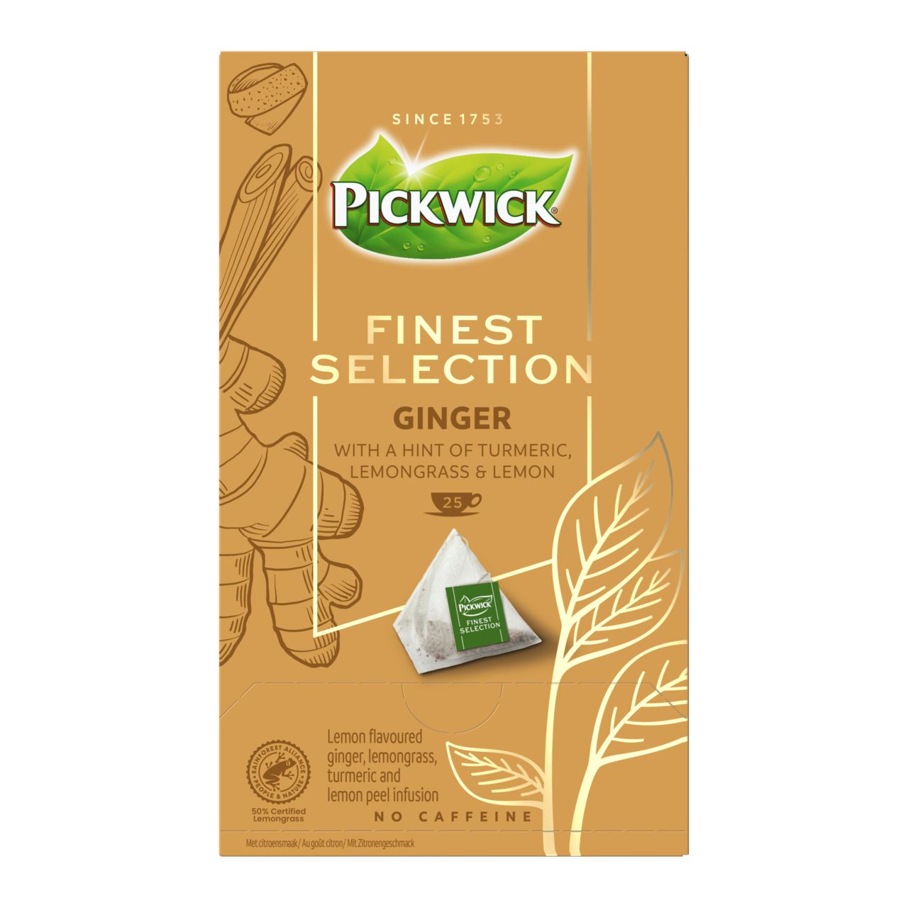 Pickwick Finest Selection 25 bags Ginger 50 g