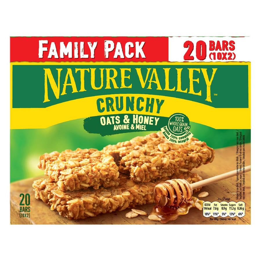 Nature Valley Crunchy Oats&Honey 10 x 2 pieces 420 g