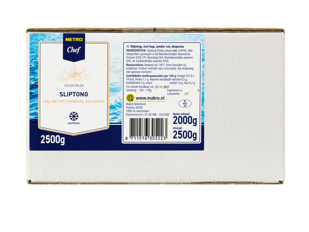 Nz Slip Tongue Without Skin 2.5 kg