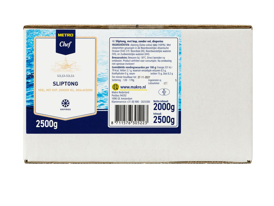 Nz Slip Tongue Without Skin 2.5 kg