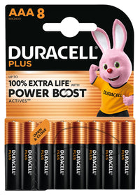 Thumbnail for DURACELL Plus Alkaline AAA 8 pieces