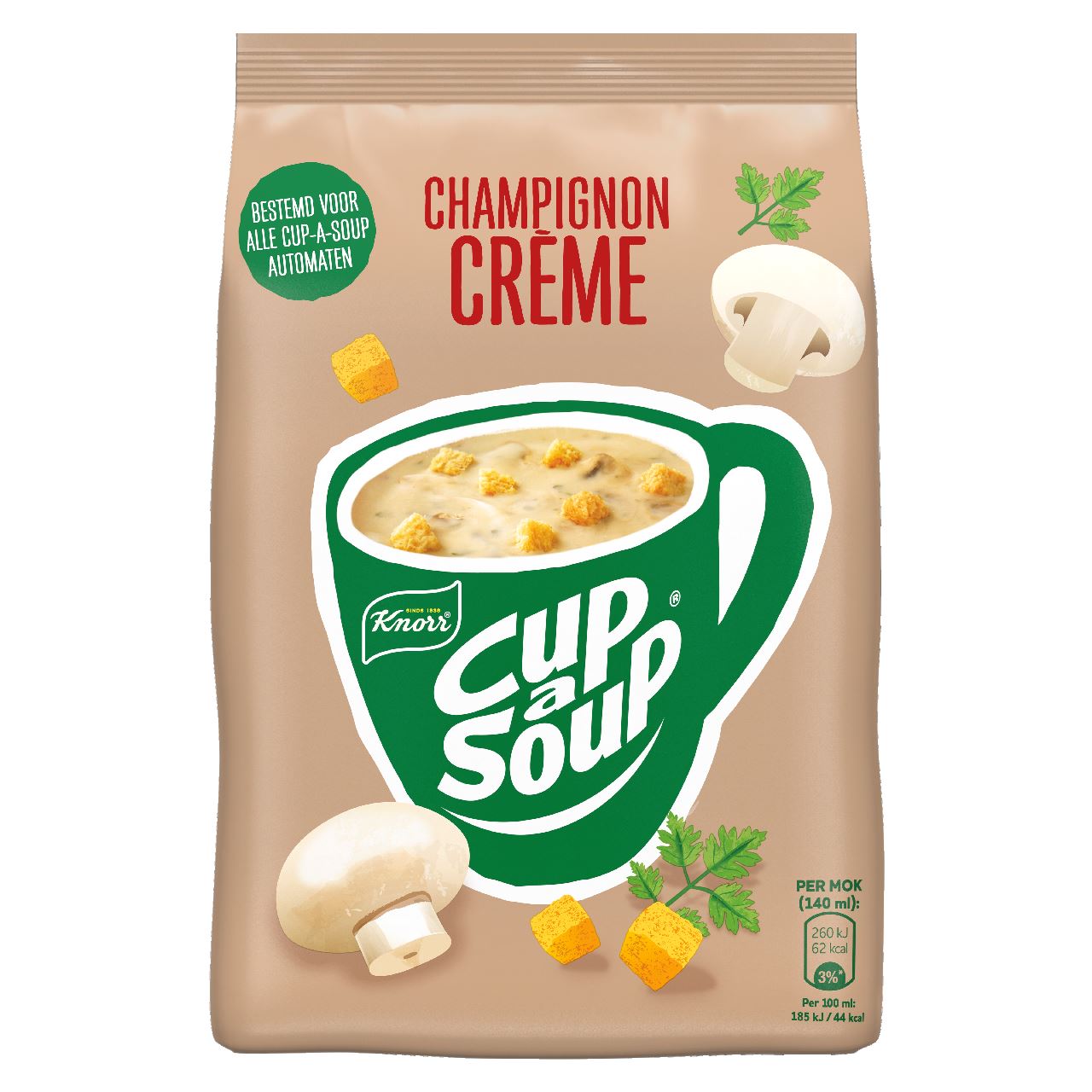 Knorr Cup-a-Soup Dispenser Mushroom Cream 576 g