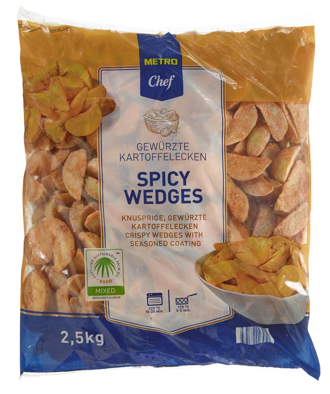 Spicy Wedges 2.5kg