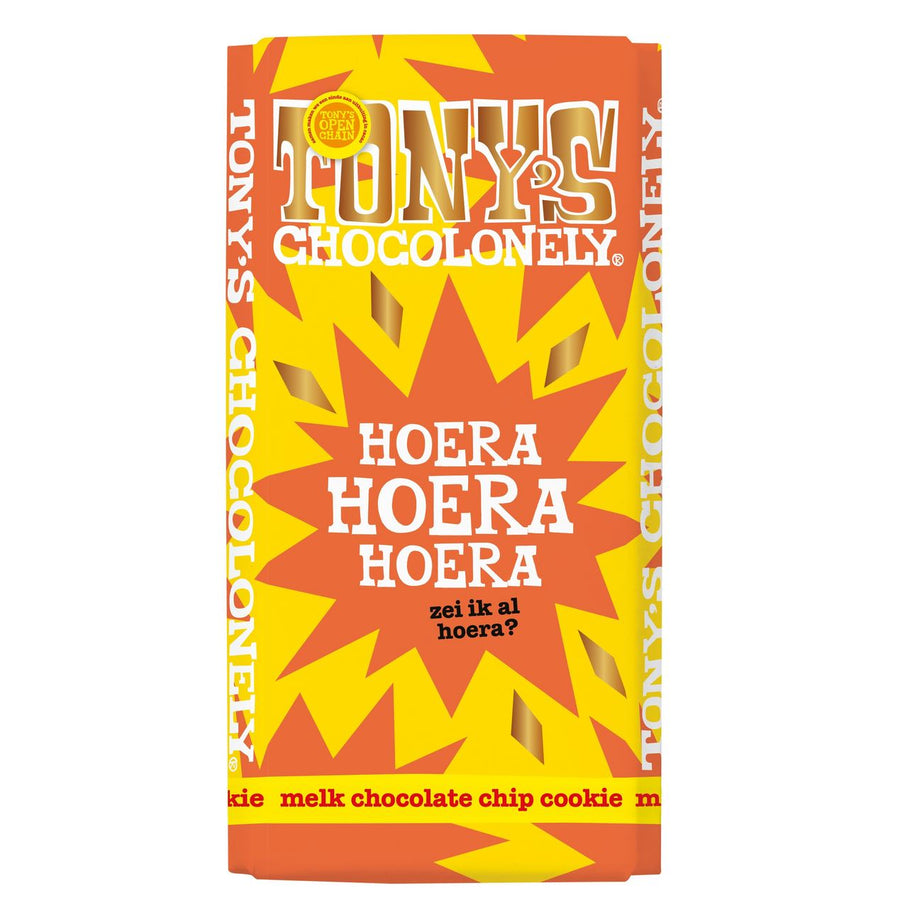 Tony's Chocolonely Hooray Milk Chocolate Chip Cookie 180 g