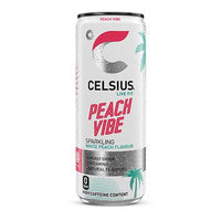 Thumbnail for CELSIUS Peach Vibe Can 12 x 25 cl